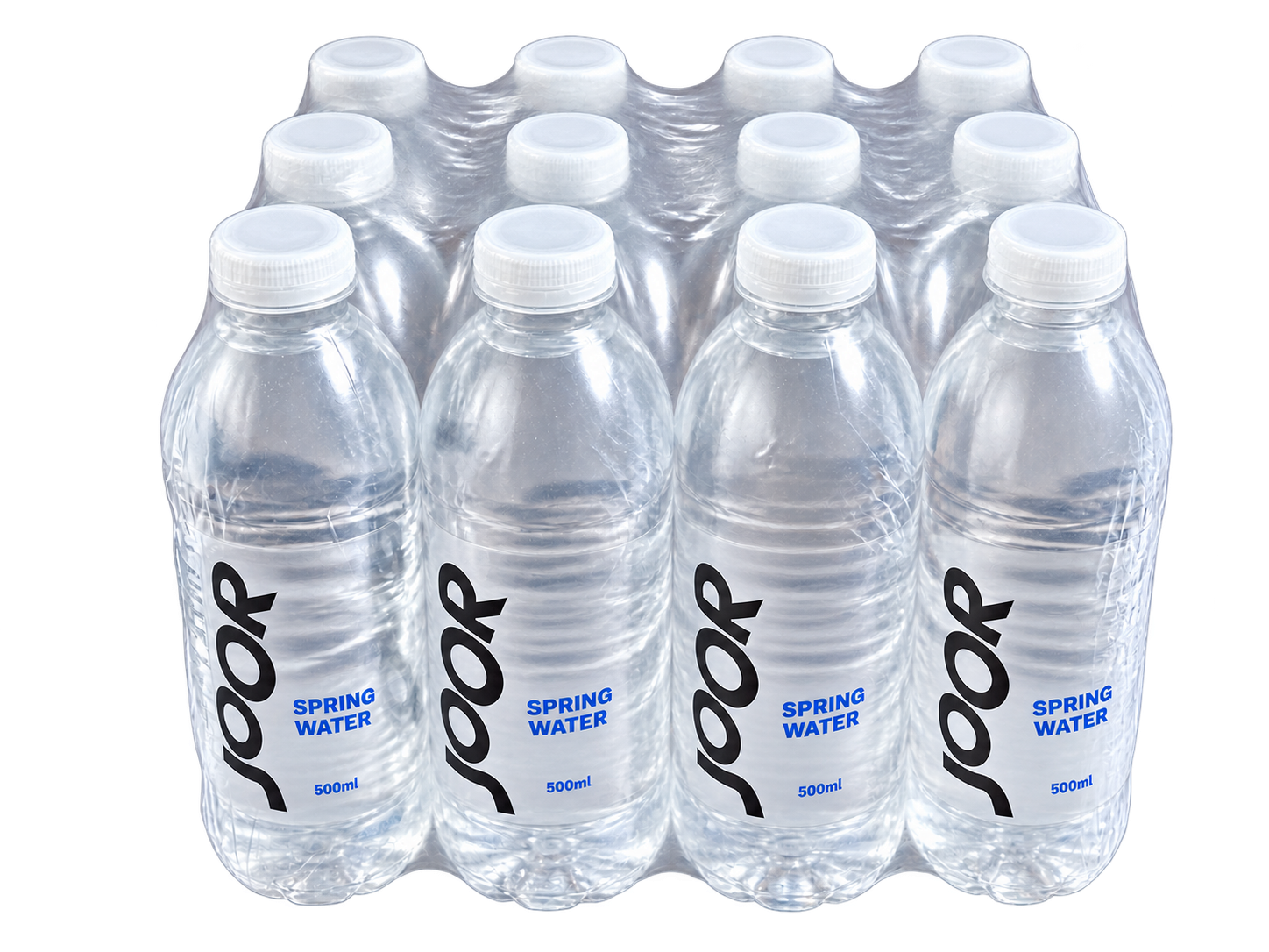 The real twelve-bottle JOOR pack in clear wrapping